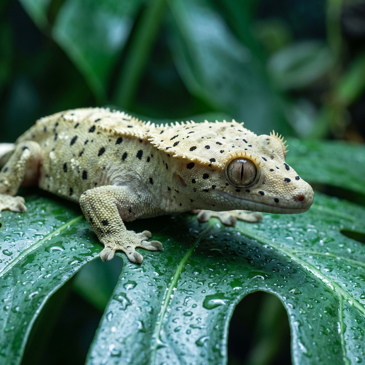 Dalmatian crested gecko