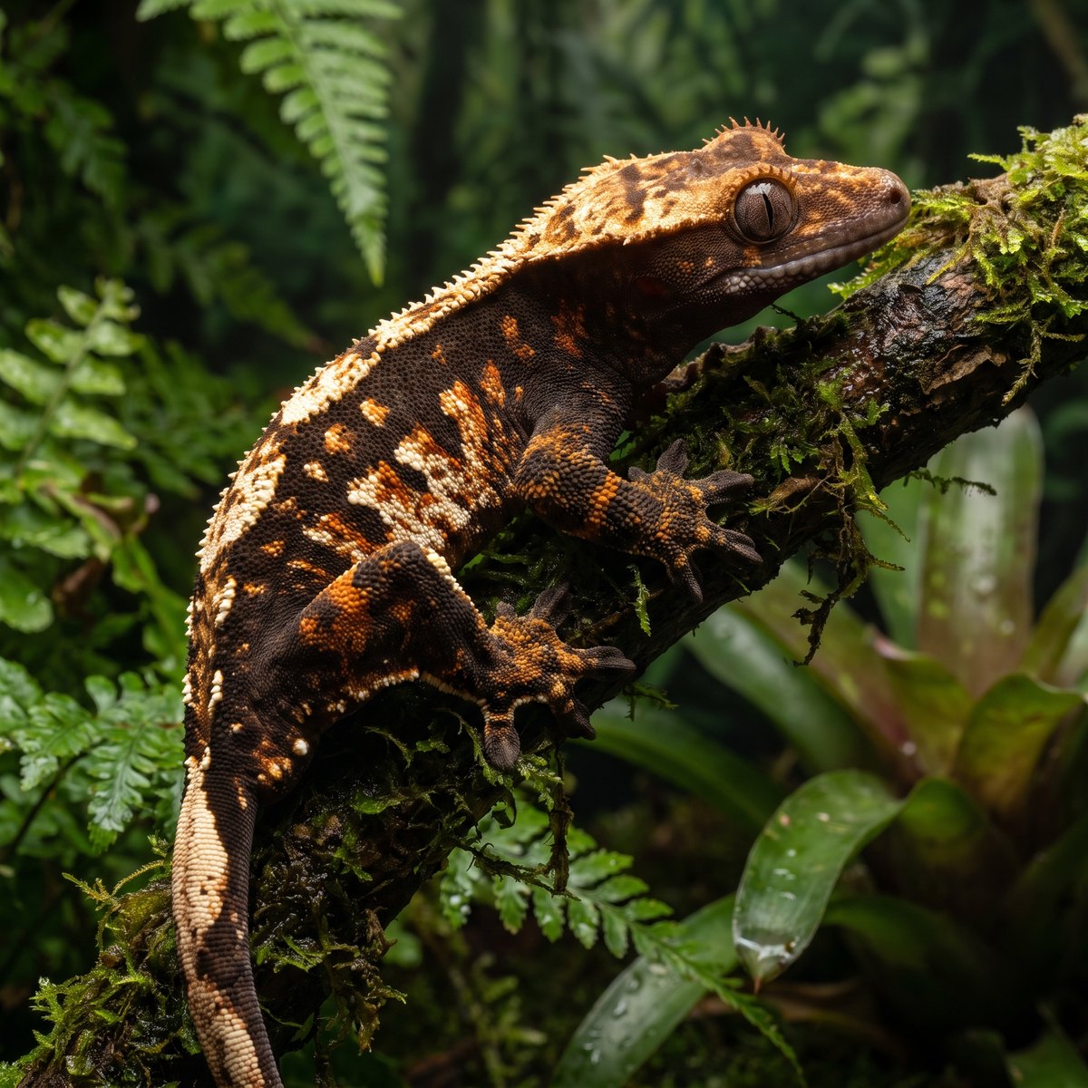Extreme Harlequin crested gecko